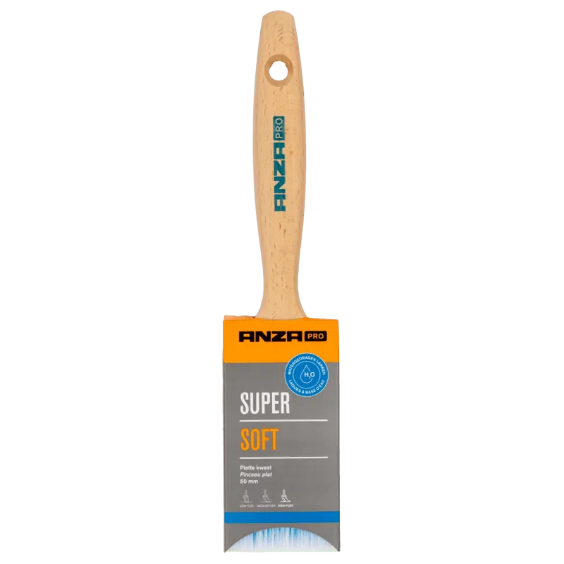 Anza Pro Super Soft Platte Kwast - Afbeelding 2